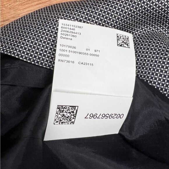 NWT BOSS HUGO‎ BOSS Dalana Diamond Sheath Dress V neck Made in Croatia 🇭🇷 Sz 4 - Picture 13 of 15